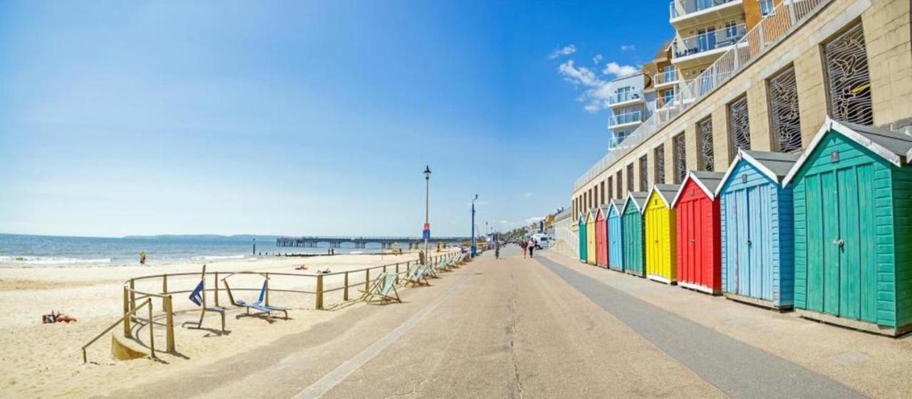 Bournecoast - Stylish Flat With Balcony - Sea Views - 10 Min Walk To Beach - Parking - Wifi - Fm8407 Bournemouth Buitenkant foto